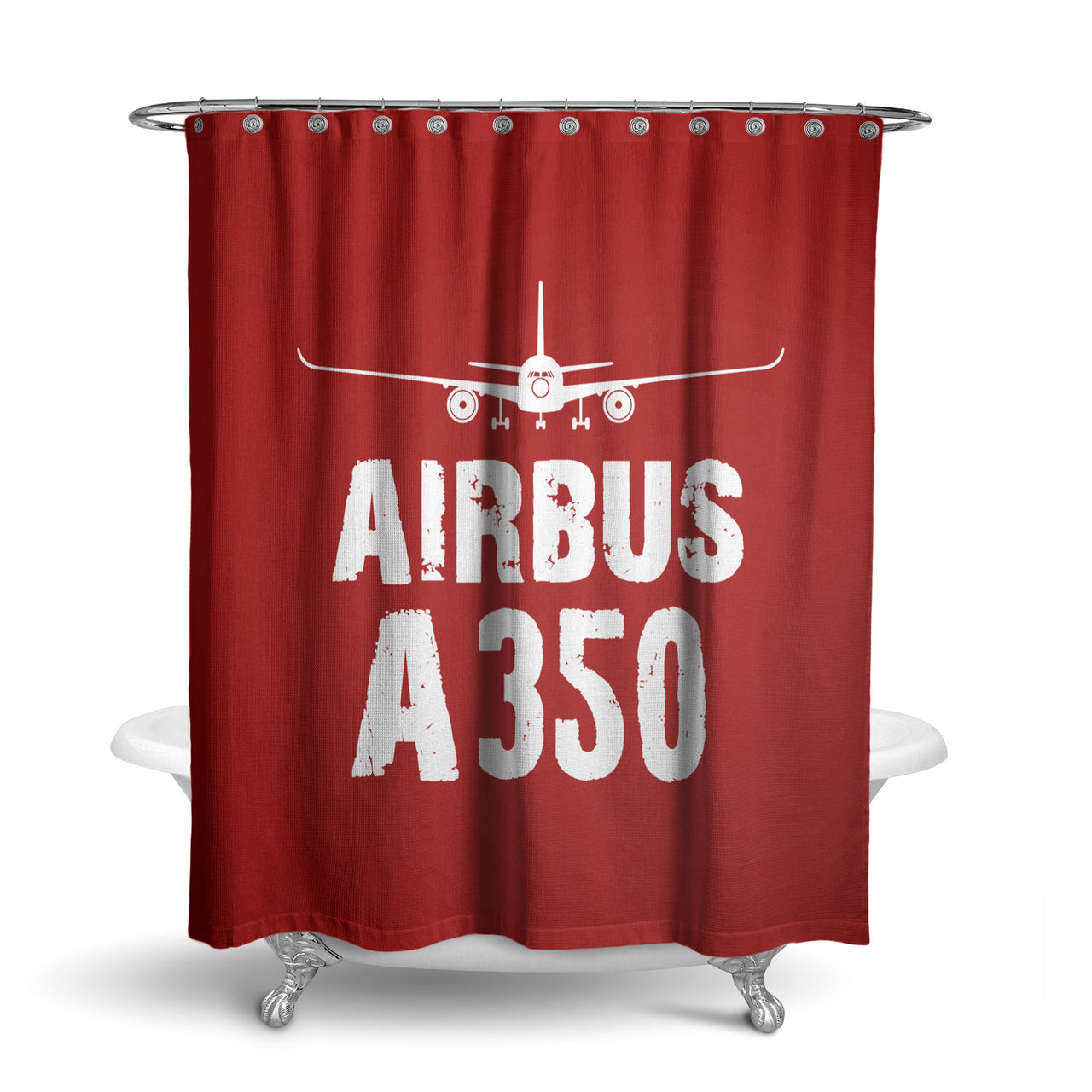 Airbus A350 & Plane Designed Shower Curtains
