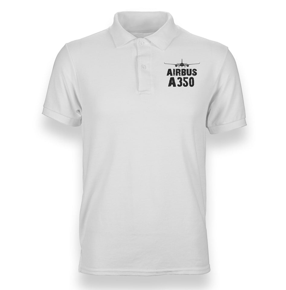 Airbus A350 & Polo T-Shirts Aviation Shop