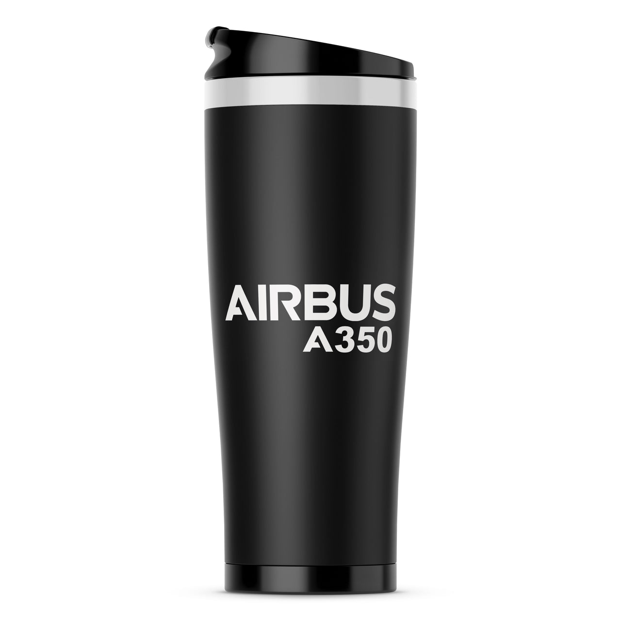 Airbus A350 & Text Designed Stainless Steel Travel Mugs