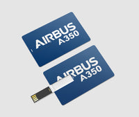 Thumbnail for Airbus A350 & Text Designed USB Cards