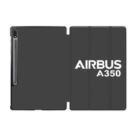 Thumbnail for Airbus A350 & Text Designed Samsung Tablet Cases