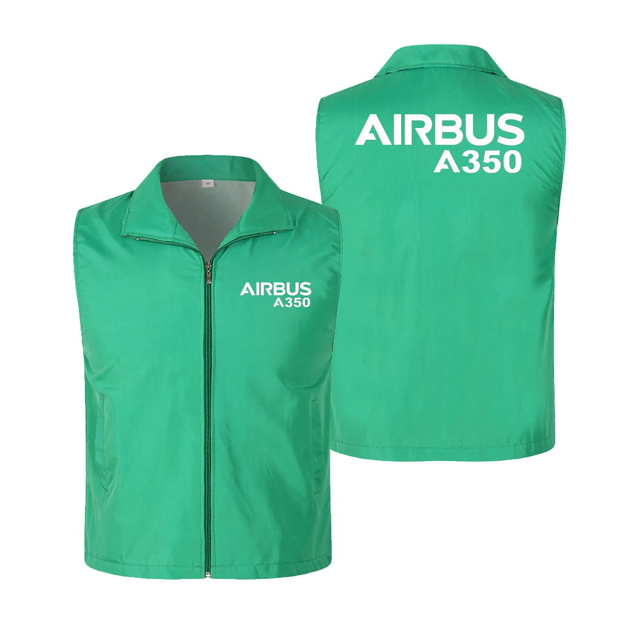 Airbus A350 & Text Designed Thin Style Vests