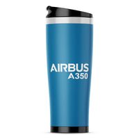 Thumbnail for Airbus A350 & Text Designed Travel Mugs
