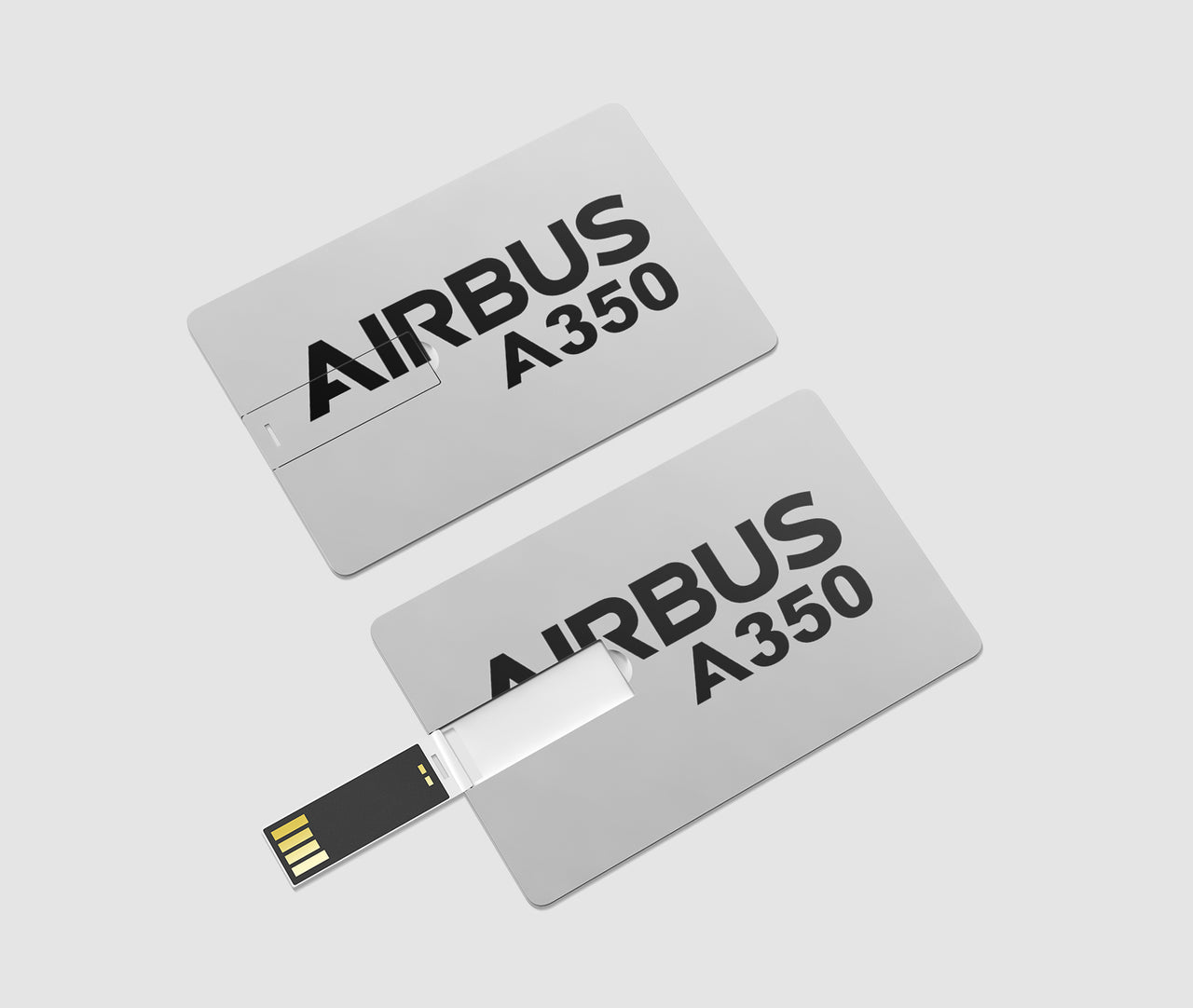 Airbus A350 & Text Designed USB Cards