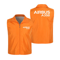 Thumbnail for Airbus A350 & Text Designed Thin Style Vests