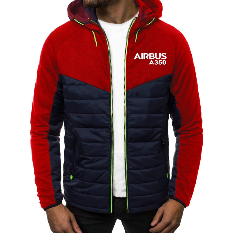 Airbus A350 & Text Designed Sportive Jackets