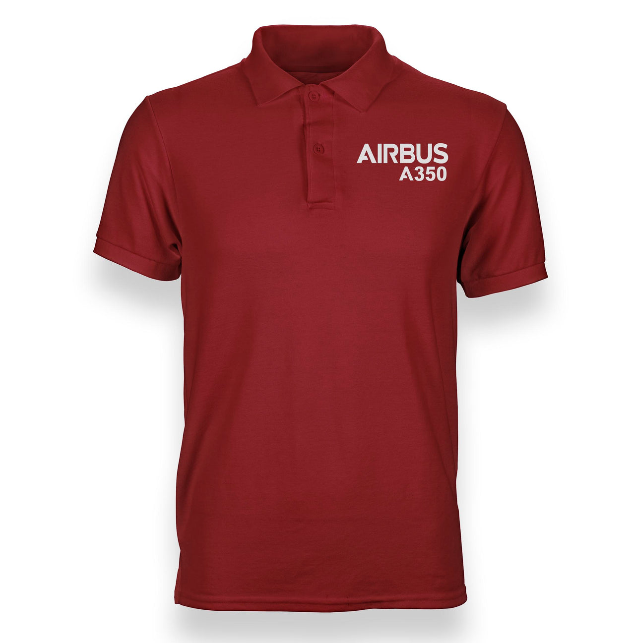 Airbus A350 & Text Designed Polo T-Shirts