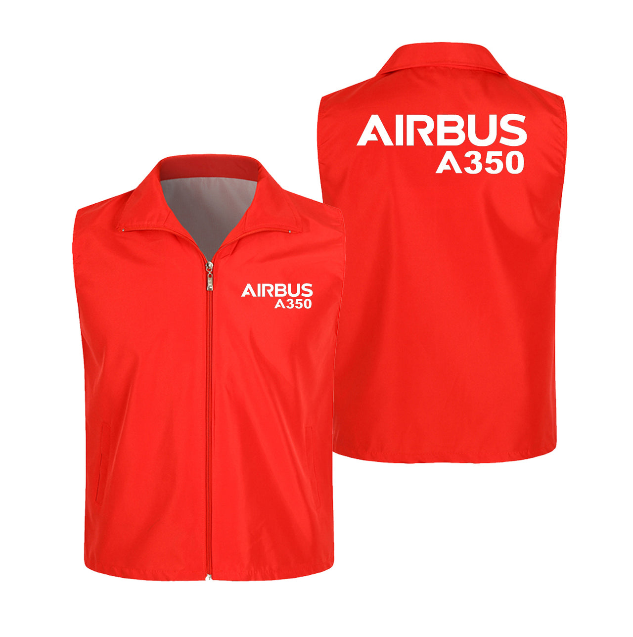 Airbus A350 & Text Designed Thin Style Vests