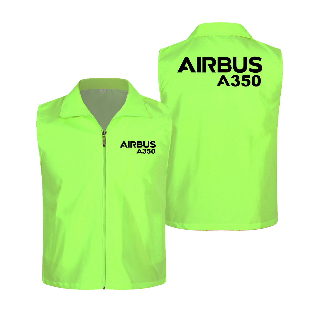 Airbus A350 & Text Designed Thin Style Vests