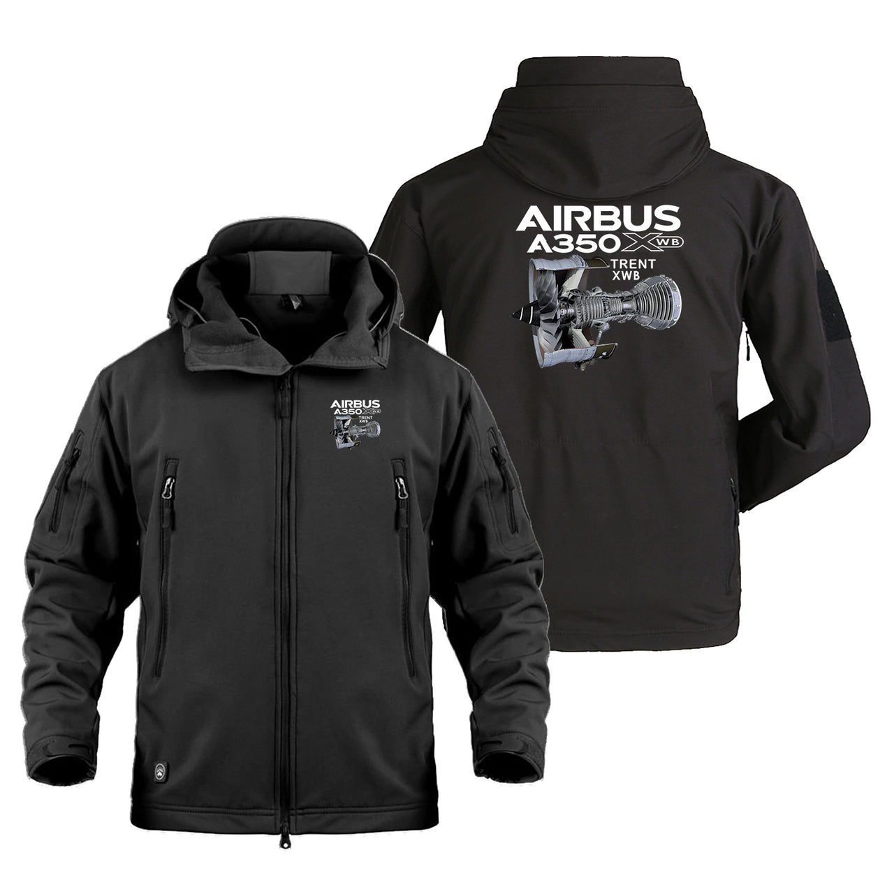 Airbus A350 & Trent Wxb Engine Designed Military Jackets (Customizable)