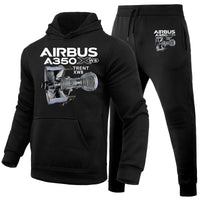 Thumbnail for Airbus A350 & Trent Wxb Engine Designed Hoodies & Sweatpants Set