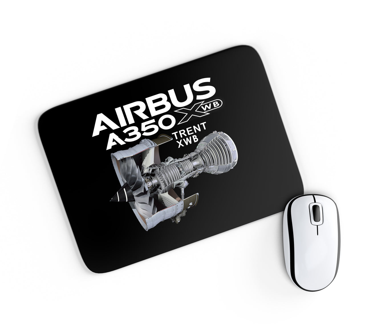 Airbus A350 & Trent Wxb Engine Designed Mouse Pads