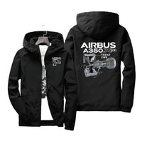 Thumbnail for Airbus A350 & Trent Wxb Engine Designed Windbreaker Jackets