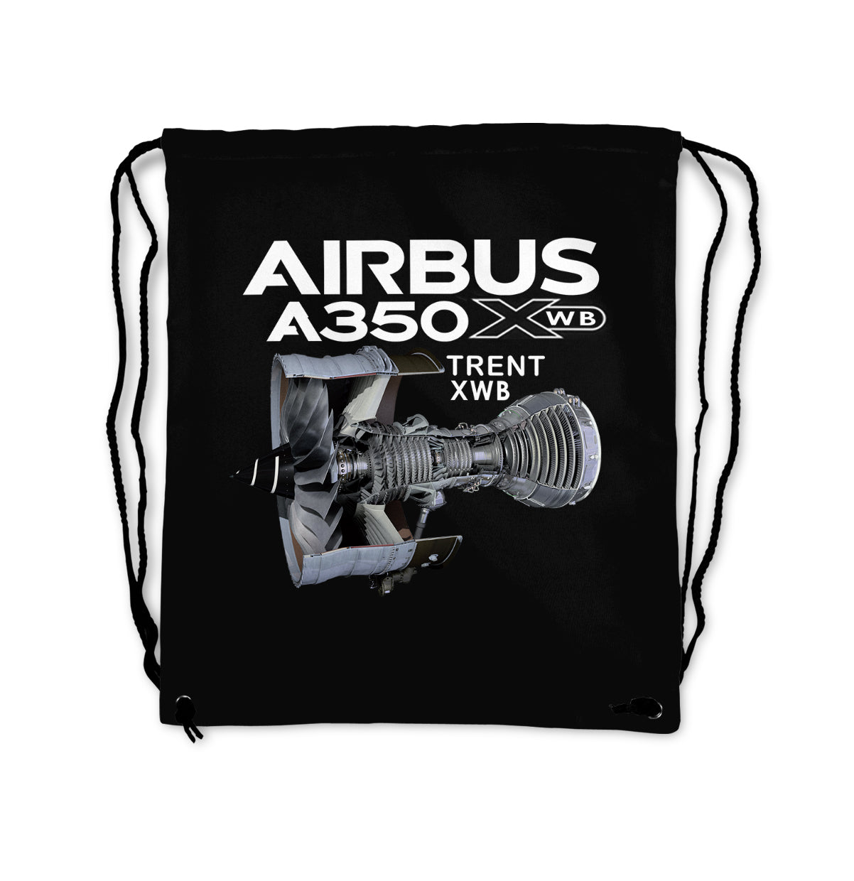 Airbus A350 & Trent Wxb Engine Designed Drawstring Bags