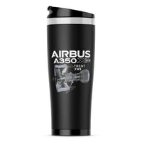 Thumbnail for Airbus A350 & Trent Wxb Engine Designed Stainless Steel Travel Mugs