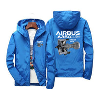 Thumbnail for Airbus A350 & Trent Wxb Engine Designed Windbreaker Jackets