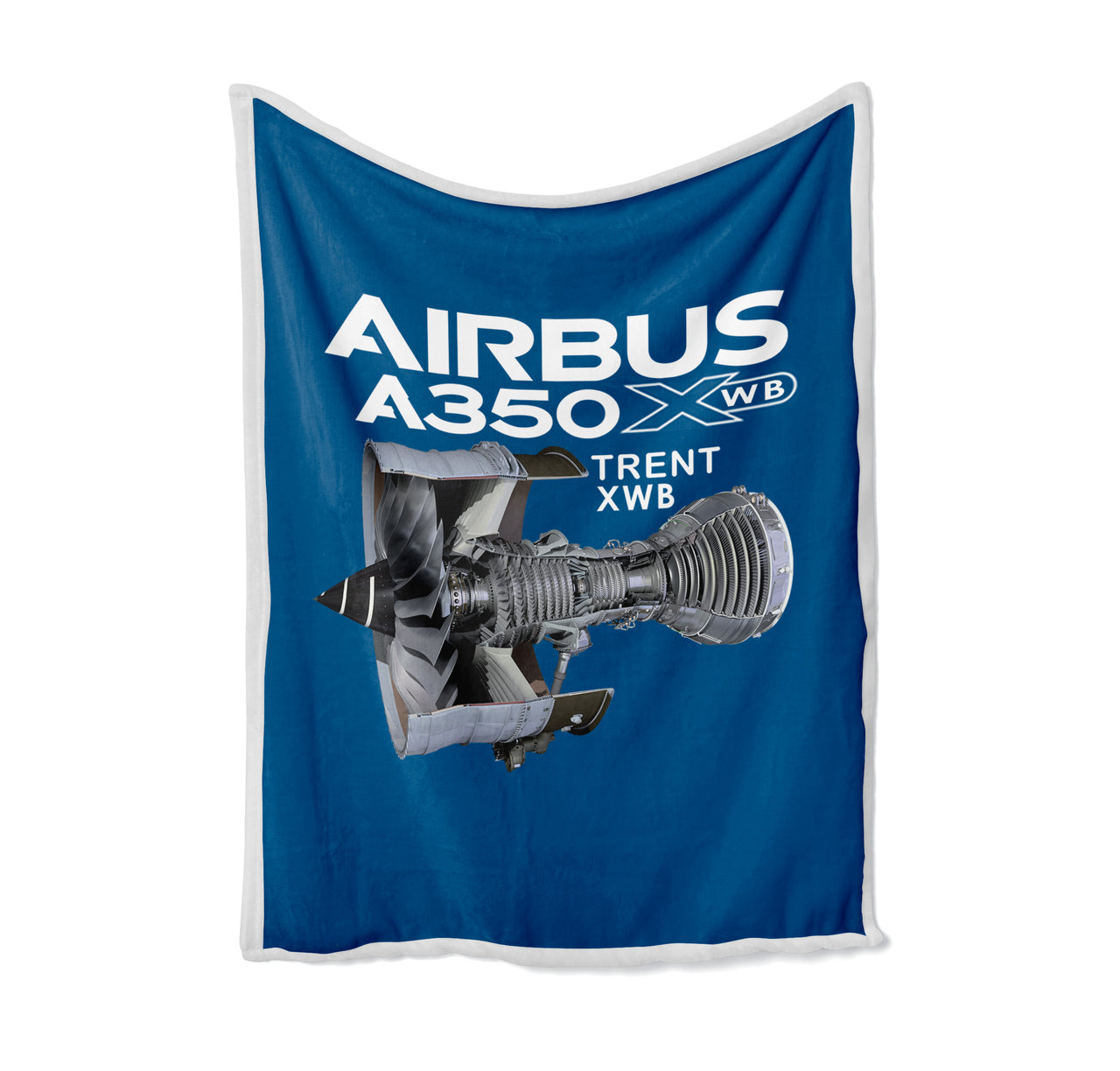 Airbus A350 & Trent Wxb Engine Designed Bed Blankets & Covers