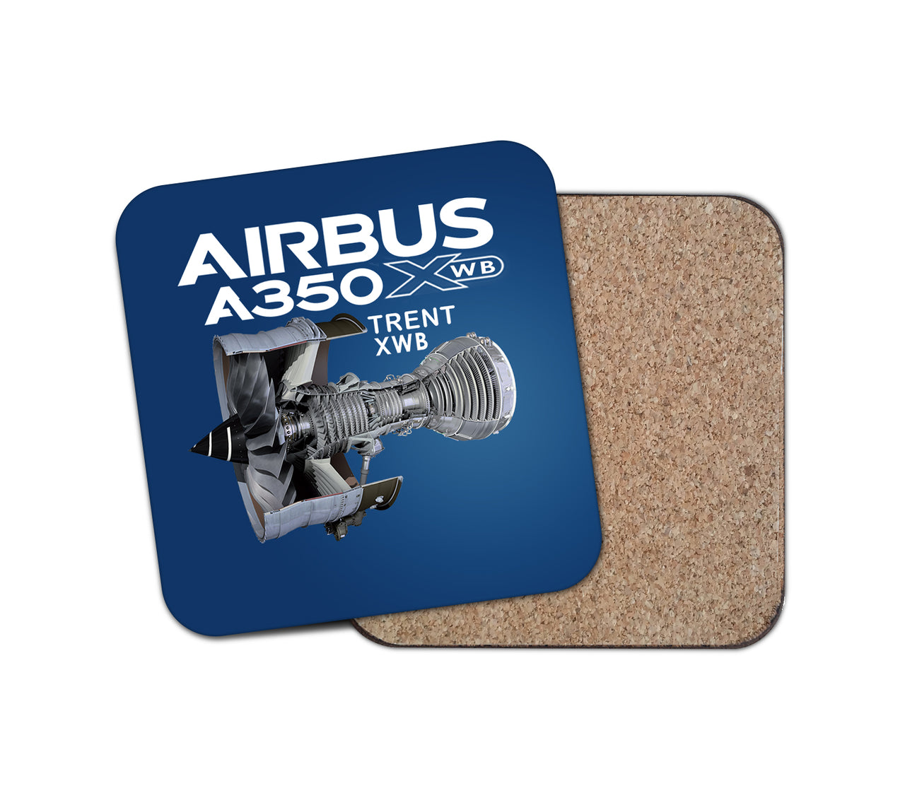 Airbus A350 & Trent Wxb Engine Designed Coasters