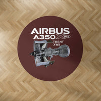 Thumbnail for Airbus A350 & Trent Wxb Engine 7000 Designed Carpet & Floor Mats (Round)