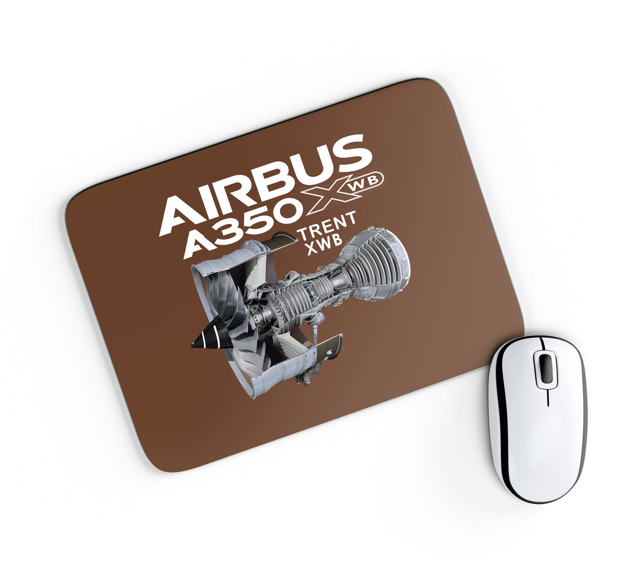 Airbus A350 & Trent Wxb Engine Designed Mouse Pads