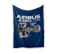 Thumbnail for Airbus A350 & Trent Wxb Engine Designed Bed Blankets & Covers