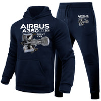 Thumbnail for Airbus A350 & Trent Wxb Engine Designed Hoodies & Sweatpants Set