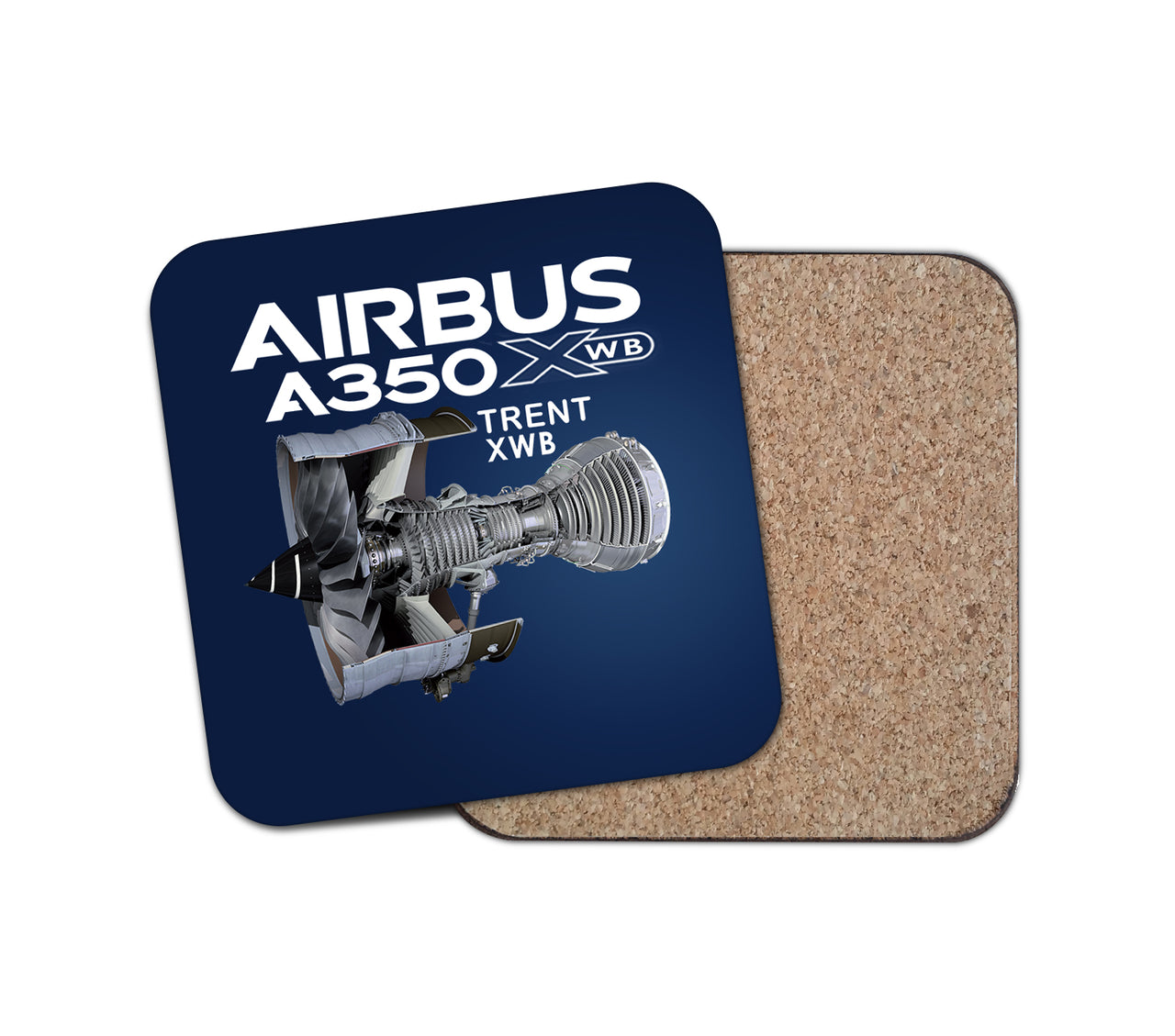Airbus A350 & Trent Wxb Engine Designed Coasters