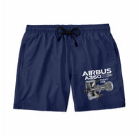 Thumbnail for Airbus A350 & Trent Wxb Engine Designed Swim Trunks & Shorts
