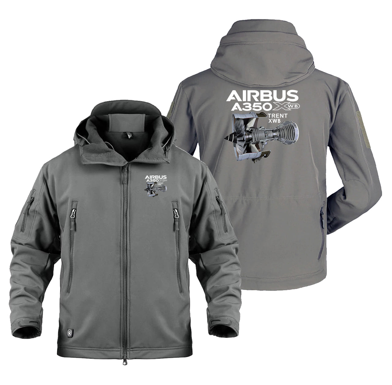 Airbus A350 & Trent Wxb Engine Designed Military Jackets (Customizable)
