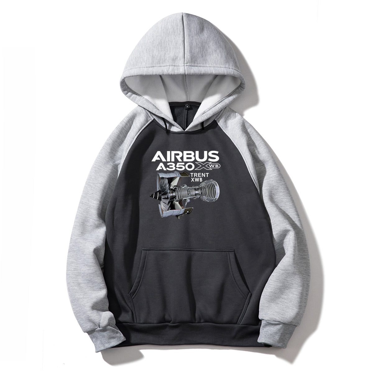 Airbus A350 & Trent Wxb Engine Designed Colourful Hoodies