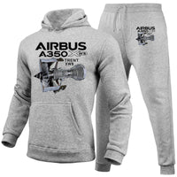 Thumbnail for Airbus A350 & Trent Wxb Engine Designed Hoodies & Sweatpants Set