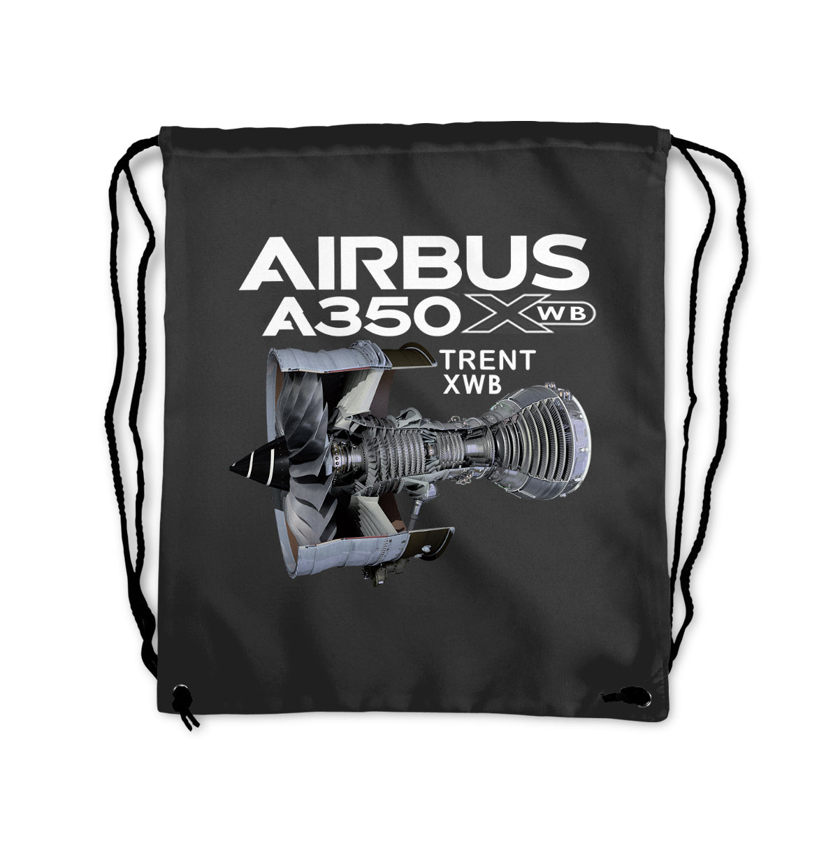 Airbus A350 & Trent Wxb Engine Designed Drawstring Bags
