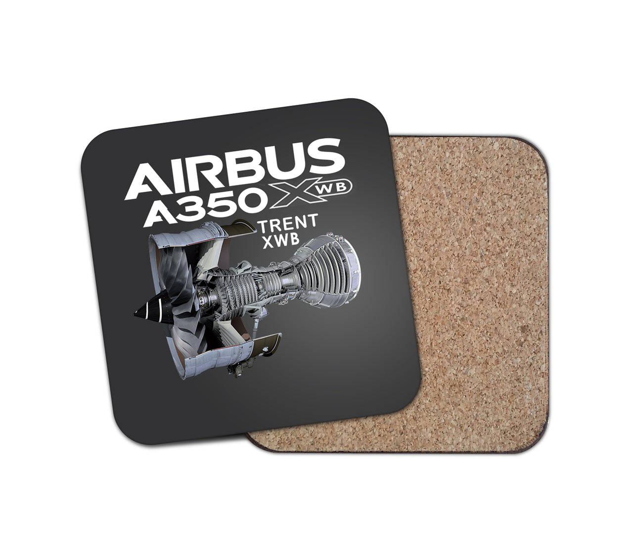 Airbus A350 & Trent Wxb Engine Designed Coasters