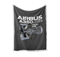 Thumbnail for Airbus A350 & Trent Wxb Engine Designed Bed Blankets & Covers