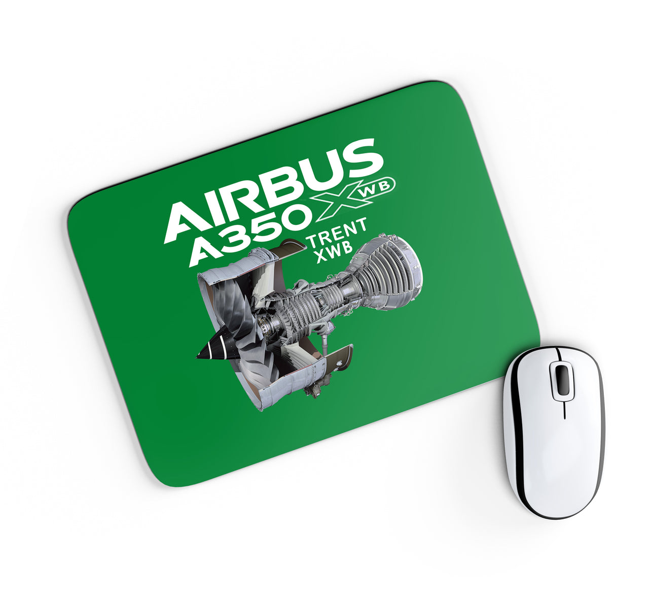 Airbus A350 & Trent Wxb Engine Designed Mouse Pads