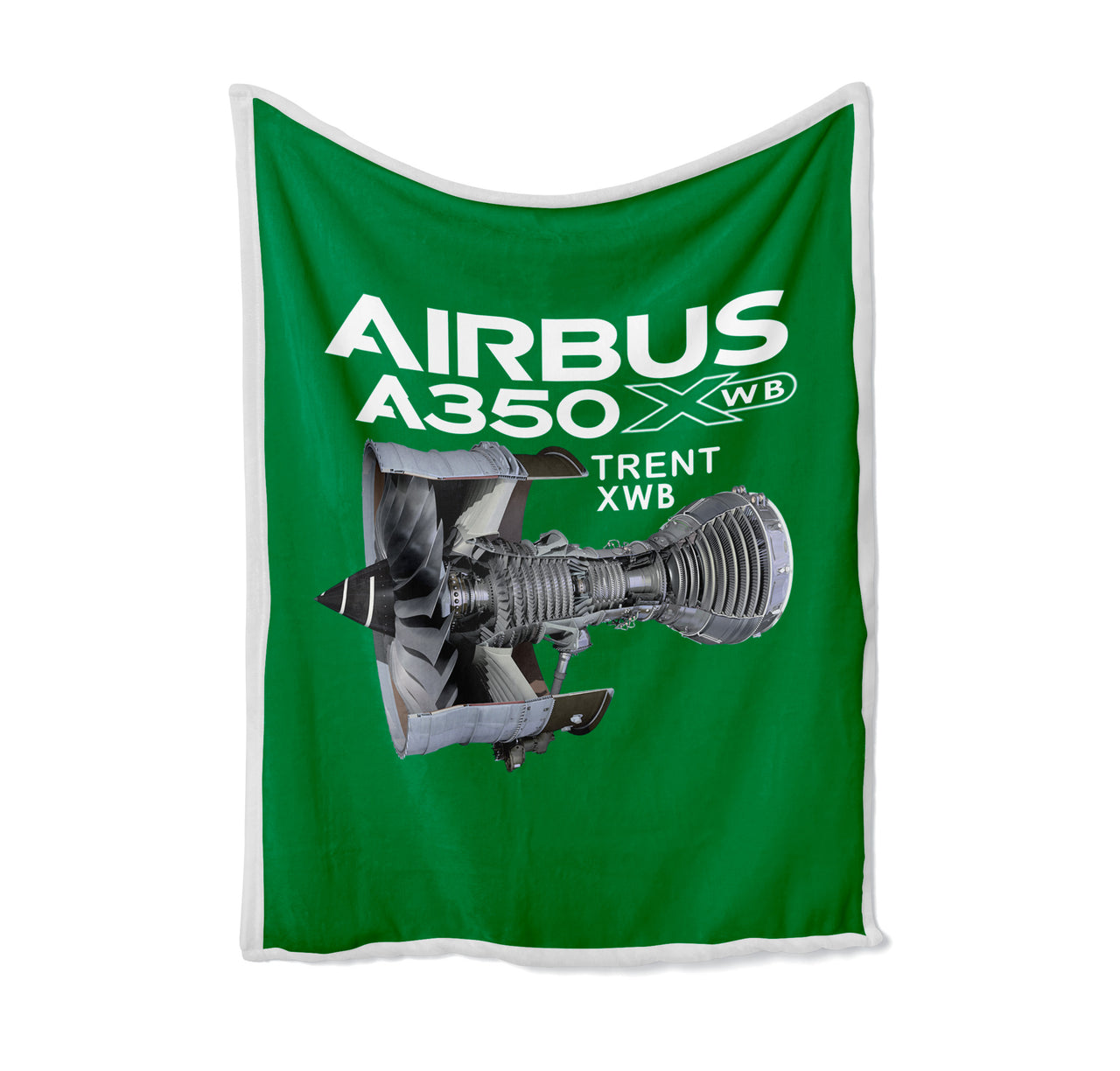 Airbus A350 & Trent Wxb Engine Designed Bed Blankets & Covers