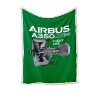 Thumbnail for Airbus A350 & Trent Wxb Engine Designed Bed Blankets & Covers