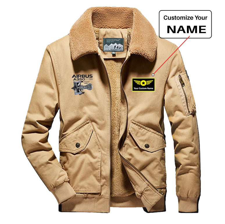 Airbus A350 & Trent Wxb Engine Designed Thick Bomber Jackets