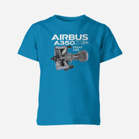 Thumbnail for Airbus A350 & Trent XWB Engine Designed Children T-Shirts