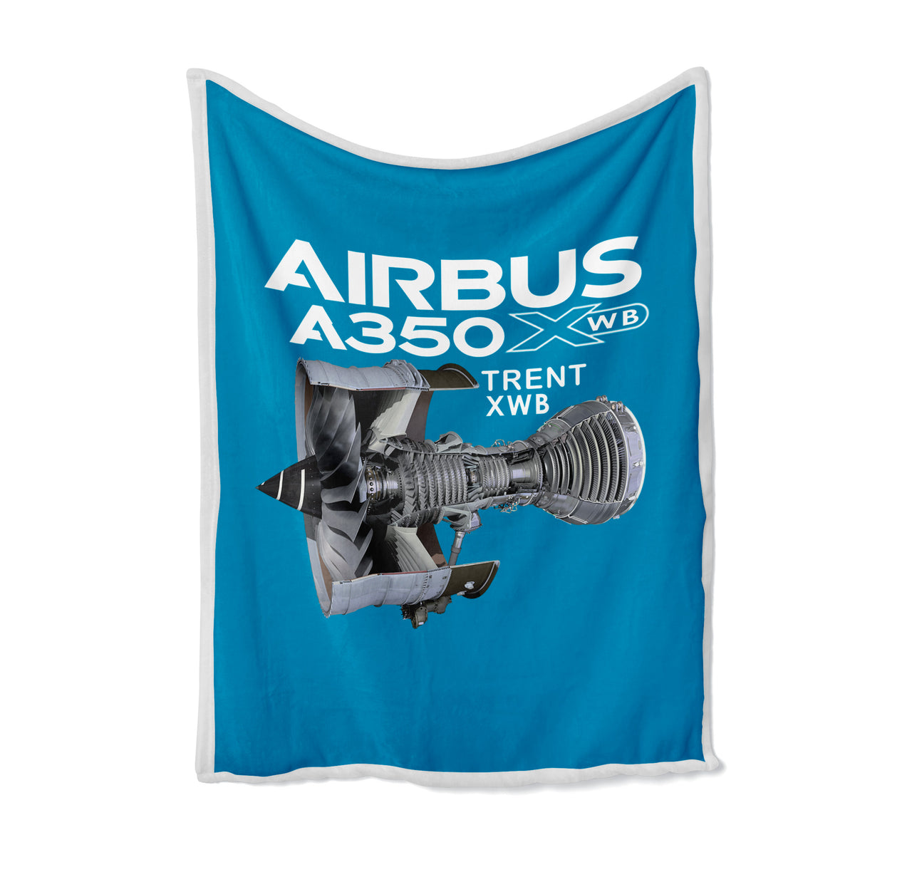 Airbus A350 & Trent Wxb Engine Designed Bed Blankets & Covers