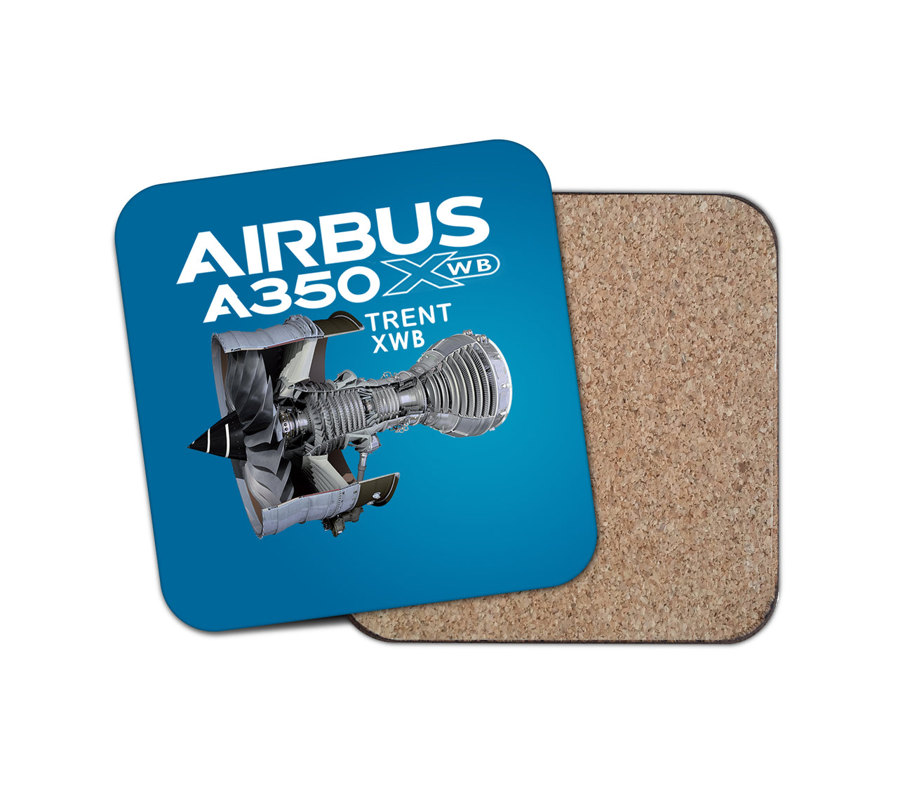 Airbus A350 & Trent Wxb Engine Designed Coasters
