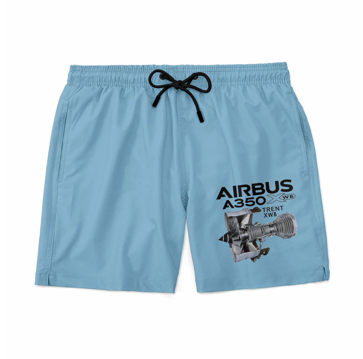 Airbus A350 & Trent Wxb Engine Designed Swim Trunks & Shorts
