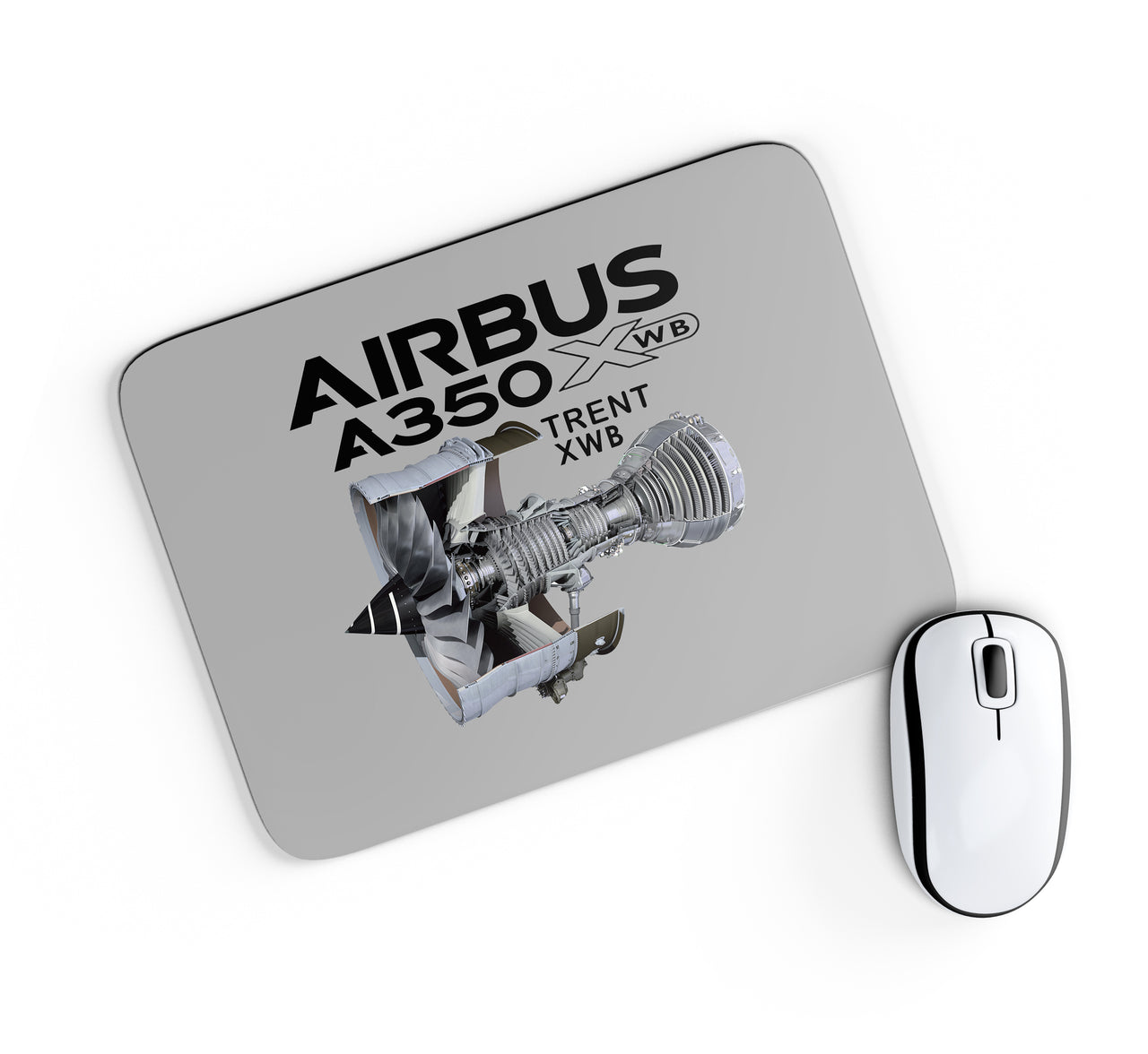 Airbus A350 & Trent Wxb Engine Designed Mouse Pads