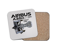 Thumbnail for Airbus A350 & Trent Wxb Engine Designed Coasters
