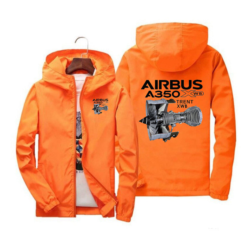 Airbus A350 & Trent Wxb Engine Designed Windbreaker Jackets