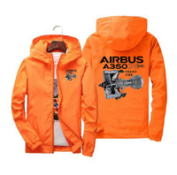 Thumbnail for Airbus A350 & Trent Wxb Engine Designed Windbreaker Jackets