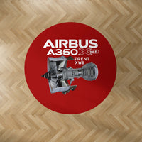 Thumbnail for Airbus A350 & Trent Wxb Engine 7000 Designed Carpet & Floor Mats (Round)