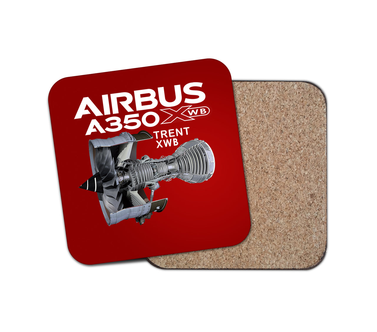 Airbus A350 & Trent Wxb Engine Designed Coasters