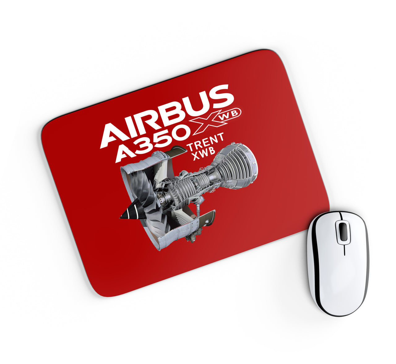 Airbus A350 & Trent Wxb Engine Designed Mouse Pads
