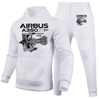Thumbnail for Airbus A350 & Trent Wxb Engine Designed Hoodies & Sweatpants Set